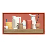 Still Life with Vessels, an Egg, and a Candlestick by Dave Matthews, Oil on canvas, sold Sep 2026