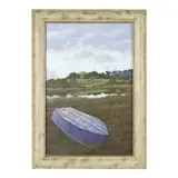 Late Summer Landscape with Rowboat by Dave Matthews, Oil on canvas, sold Sep 2026