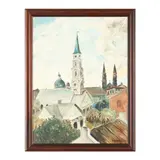 The Holy City by Dave Matthews, Oil on canvas, sold Sep 2026