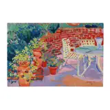 Patio in Springtime by Stephen Moore, Acrylic on canvas, sold Sep 2026