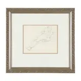 Figure Sketch by Claude Howell, Pencil on paper, sold Sep 2026