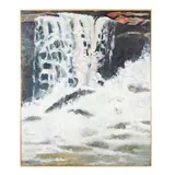 Out of the Darkness / Carolina Cascades by Genevieve Cotter, Oil on canvas, sold Sep 2026