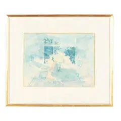 7th Version of the Gossips by Hobson Pittman, Watercolor and pencil on paper, sold Sep 2026