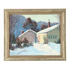 Back Home by Robert Pearson Lawrence, Oil on canvas, sold Sep 2026