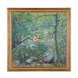 Forest Bathing by Emile Albert Gruppe, Oil on canvas, sold Sep 2026