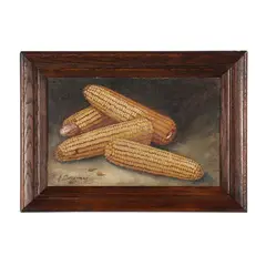 Four Ears of Corn by Alfred Montgomery, Oil on canvas, sold Sep 2026