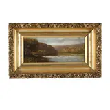Delaware River, Above the Gap by Charles B. Hellem, Oil on board, sold Sep 2026