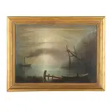 Veduta marina by Arturo Nathan, Oil on board, sold Sep 2026