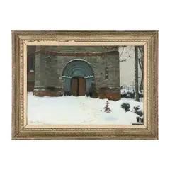 Roses in the Snow by L. Birge Harrison, Oil on canvas, sold Sep 2026