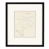 Self Portrait within an Illustrated Autographed Letter Signed by Frederic Remington, Ink on paper, sold Sep 2026