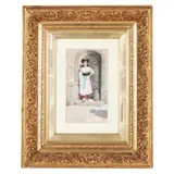 Approaching Enemy (or Vive la France) by Henry Farny, Gouache on paper, sold Sep 2026