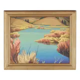 Western Landscape by Oscar B. Jacobson, Oil on canvas, sold Sep 2026