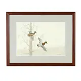 Mallards in Flight by Malcolm J. Fleming, Watercolor on paper, sold Aug 2026