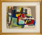 Aladin by Maurice Estève, 1958, Lithographie en couleurs, épreuve, sold Oct 2022