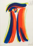 Sans titre by Olivier Debré, Lithographie en couleurs, épreuve, sold Oct 2022