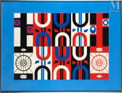 Sans titre by Nicolas Schöffer, Sérigraphie en couleurs, épreuve, sold Oct 2022