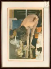Nu féminin by Alain Jacquet, 1968, Sérigraphie en couleurs, épreuve, sold Oct 2022