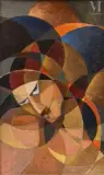 Regard dans le lointain, vers 1920-1923 by Boleslas Biegas, Huile sur carton, sold Jun 2022