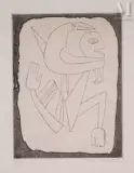 Personnage by Victor Brauner, Eau forte, sold Jun 2022