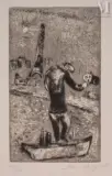 Ouvert la nuit by Marc Chagall, Eau forte, sold Jun 2022