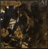 Composition by S. H. Raza, 1967, Huile sur panneau, sold Jun 2022