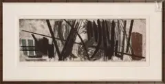 G 4 by Hans Hartung, 1953, Eau-forte et aquatinte, épreuve, sold Jun 2022