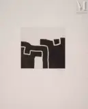 Bakuntsa II by Eduardo Chillida, 1973, Gravure en noir, épreuve, sold Jun 2022