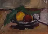 Composition à la corbeille de fruits by Marian Kratochwill, Huile sur toile contrecollée sur carton, sold May 2022