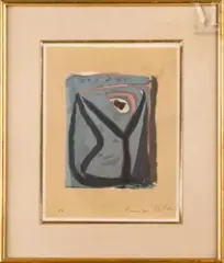 Sans titre by Bram van Velde, Lithographie en couleur, épreuve, sold Apr 2022