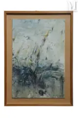 Sans titre by Michel Potage, 1983, Aquarelle et fusain sur papier, sold Apr 2022