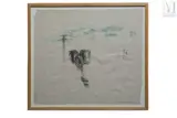 Sans titre by Michel Potage, 1989, Fusain et aquarelle sur papier, sold Apr 2022