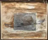 Kayak by Michel Potage, Gouache, collage et crayon sur papier, sold Apr 2022