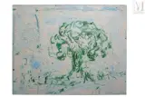 L'aile for the roots n°18 by Michel Potage, 1995, Huile sur toile, sold Apr 2022