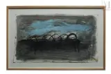 Sans titre by Michel Potage, 1990, Huile sur papier, sold Apr 2022