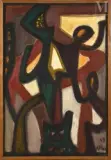 Sans titre by Jean-Michel Atlan, 1959, Huile sur toile, sold Mar 2022