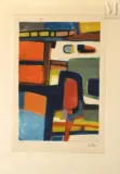 Favorite by Maurice Estève, 1959, Eau forte et aquatinte, épreuve, sold Mar 2022