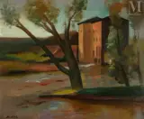 Les Albarèdes à Montauban by Georges Merkel, Huile sur toile, sold Feb 2022