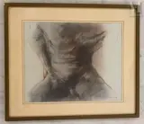 Nu d'homme by Luis Caballero, Aquarelle, sold Dec 2021