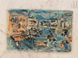Venise by André Cottavoz, Huile sur carton toilé, sold Dec 2021