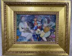 Deux petits nus by Edy Legrand, Huile sur panneau, sold Dec 2021