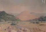 L'Oued Djemmah by Nestor Outer, Huile sur toile d'origine, sold Dec 2021