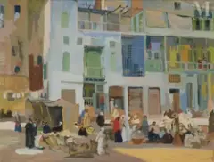 Fès by Edy Legrand, Gouache, sold Dec 2021