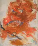 Tourbillon d'automne by Raymond Moisset, 1962, Huile sur toile, sold Dec 2021