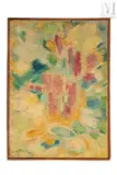 Composition by Gérard Vulliamy, 1957, Huile sur toile, sold Dec 2021