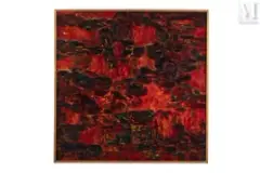 Mouvement végétal by Marc Janson, 1958, Huile sur toile, sold Dec 2021