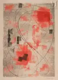 Sans titre by Georges Folmer, 1950, Monotype en couleur, épreuve, sold Dec 2021