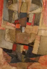 L'épi by Roger Edgar Gillet, 1956, Huile sur toile, sold Nov 2021