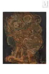 Sans titre by Roger Edgar Gillet, 1962, Huile sur panneau, sold Nov 2021