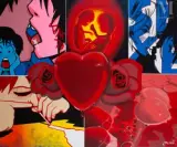 Les effets qu'elle me fait by Cédric Taling, 2008, Acrylique sur toile, sold Sep 2021