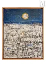 Terre figée, 1968-1975 by Key Sato, Huile sur toile, sold Jun 2021